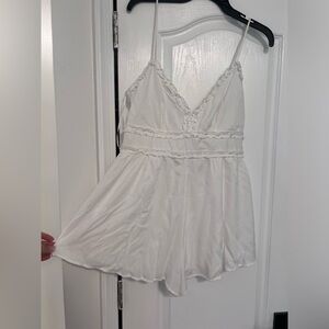 Short White Romper